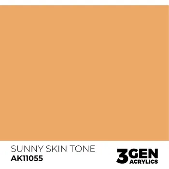 Modelářská barva AK Interactive Sunny Skin Tone AK11055 - 17 ml