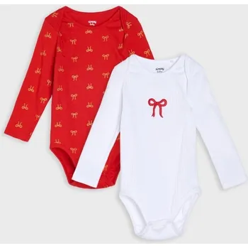 Dětská móda Sinsay - Sada 2&nbsp;body - bílá - 597BA-00X - 597BA-00X-68