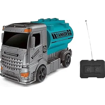 RC model auta PAKTAT RC truck mini 2-CH technik - cisterna, modrá