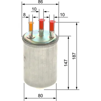 Palivový filtr Palivový filtr BOSCH 0 450 906 508