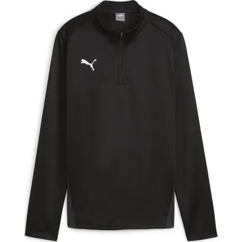 Dámské oblečení Dámské sportovní triko Puma TEAMGOAL TRAINING 1/4 ZIP TOP W XL Černá, Bílá