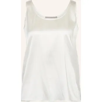 (The Mercer) N.Y. Dámské Saténové Tričko, režná, 34