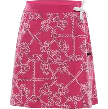 Dívčí sukně Dětská letní sukně ALPINE PRO TARINO 140/146 Růžová, Bílá