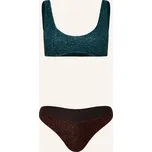Oséree Dámské Bustier Bikiny Lumiere Sporty, tmavě hnědá /...
