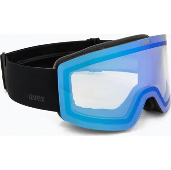 Lyžování Lyžařské brýle UVEX Provoqe V black matt/vario blue mirror