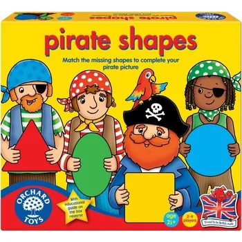 Desková hra Vzdělávací hra ORCHARD TOYS UČTE SE TVARY S PIRÁTY UNI Mix