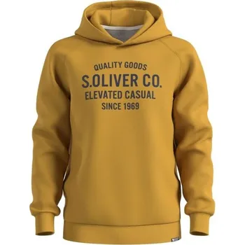 Pánská mikina Pánská mikina s.Oliver SWEATSHIRT L Žlutá, Černá