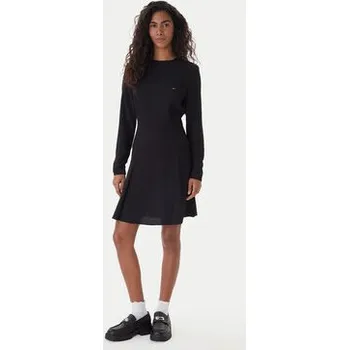 Dámské šaty Tommy Jeans Každodenní šaty DW0DW21916 Černá Regular Fit XXS