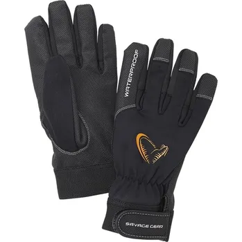 Rybářské oblečení Savage Gear - Rukavice All Weather Glove Black - Velikost XL