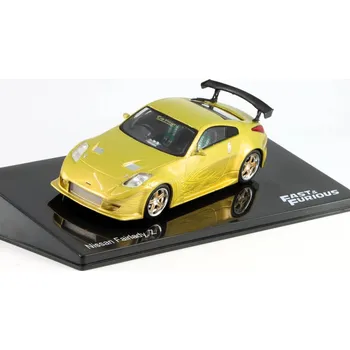 autíčko Nissan Fairlady Z 2002 Rychle a Zběsile 1:43 - DeAgostini časopis s modelem Nissan Fairlady Z - kovový model