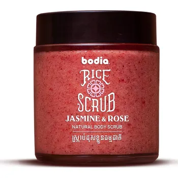 Tělový peeling Tělový rýžový peeling – jasmínová rýže & růže
