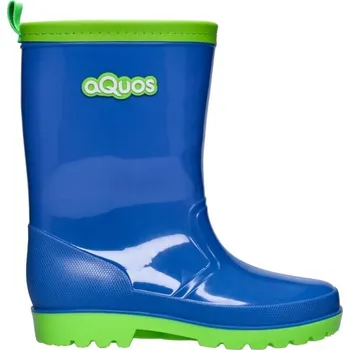 Dívčí holínky Dětské holínky AQUOS RASTY 34 Modrá, Zelená, Bílá