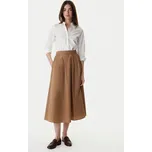 Marella Trapézová sukně Diva 2615101031 Hnědá Regular Fit 38