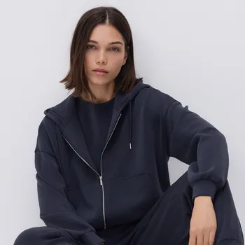 Dámská mikina Reserved - Mikina oversized - tmavě šedá - 688GA-90X - 688GA-90X-XXL