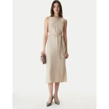 Dámské šaty Marella Letní šaty Acerbi 2615221091 Béžová Regular Fit 40