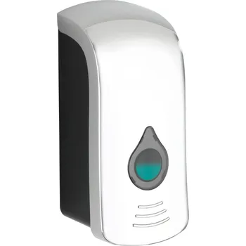 Dávkovač mýdla WENKO Dávkovač mýdla a dezinfekce RANERA kovově lesklý (z24584100) 25x11x11 cm