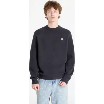 Dámský svetr Svetr FRED PERRY Lambswool Raglan Jumper Anchor Grey L