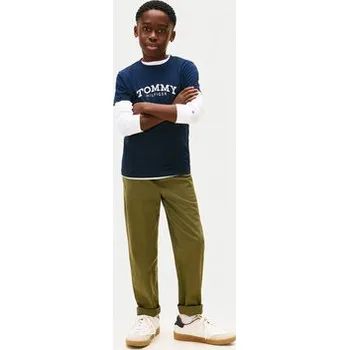 Oblečení a móda Tommy Hilfiger T-Shirt Monotype Print KB0KB10051 D Tmavomodrá Regular Fit 14Y