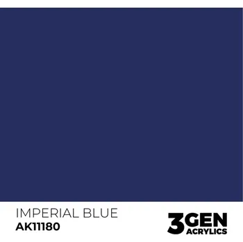 Modelářská barva AK Interactive Imperial Blue AK11180 - 17 ml
