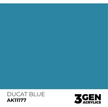 Modelářská barva AK Interactive Ducat Blue AK11177 - 17 ml