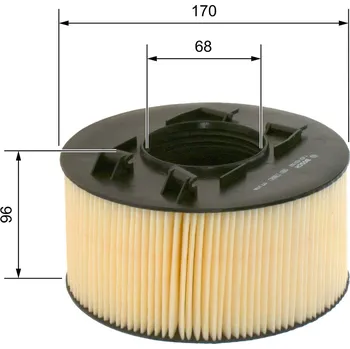 Vzduchový filtr Vzduchový filtr BOSCH 1 457 433 093