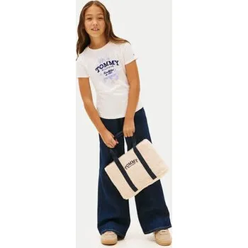 Oblečení a móda Tommy Hilfiger T-Shirt KG0KG09257 Bílá Regular Fit 10Y