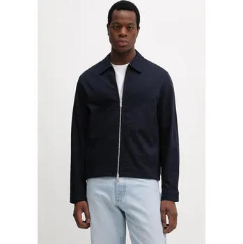 Pánská větrovka Bavlněná bunda Calvin Klein LV04LE419G námořnická modř 59X, vel. XL