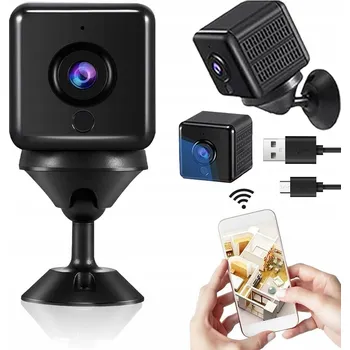 MINI KAMERA PŘENOSNÁ MONITOROVACÍ WIFI 1080P 2K HD IR DETEKCE POHYBU