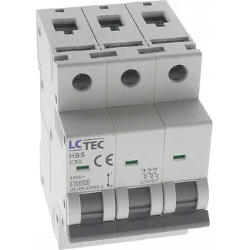 Jistič Jistič LC Tec Plus HBS 10kA 3P 50A C 497494