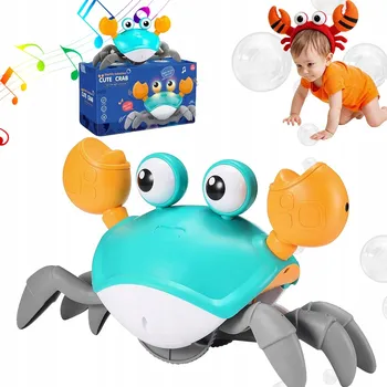 Hračka pro nejmenší PLAZÍCÍ SE KRAB HRAČKA CHODÍCÍ UTÍKAJÍCÍ HRAČKA INTERAKTIVNÍ