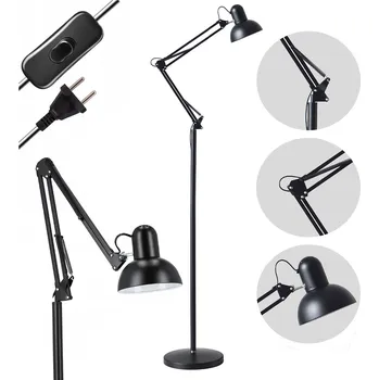 Stojací lampa Stojací lampa Kobi Light AURIQ E27 60 W černá