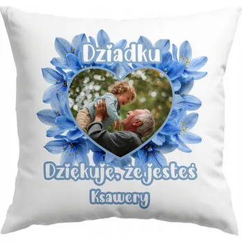 Obraz POLŠTÁŘ PRO DĚDEČKA - PERSONALIZOVANÝ DÁREK S FOTOGRAFIÍ A JMÉNEM