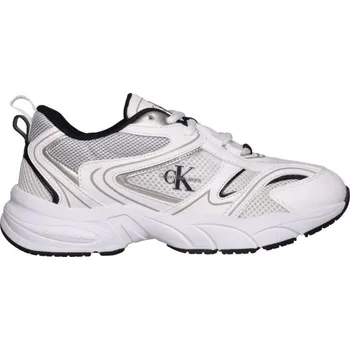 Dámské tenisky Dámská vycházková obuv Calvin Klein RETRO TENNIS MESH ML 39 Bílá, Černá