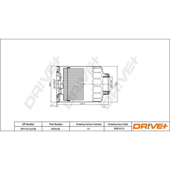 Palivový filtr Palivový filtr Dr!ve+ DP1110.13.0136