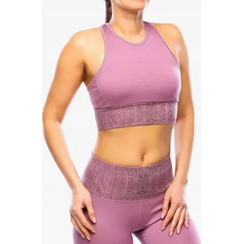 Dámské tričko Dámské tričko Super.natural Arabesque Lf Top - orchid/copper S