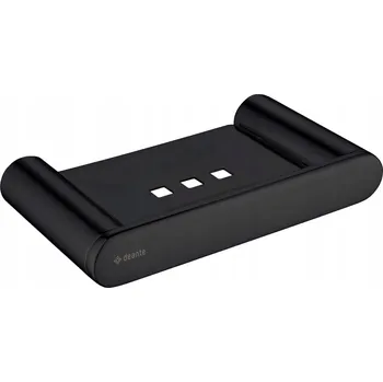 Mýdlenka Kulatá nástěnná Mýdlenka Deante , černá kovová