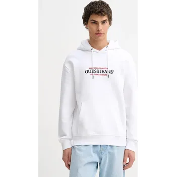 Pánská móda Mikina Guess Jeans M4YQ23.K9V31 bílá 00X, vel. XXL