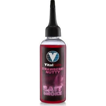 Návnadové aroma Vitalbaits Booster Bait Smoke Strawberry Nutty 100ml
