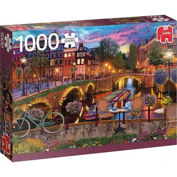 Puzzle Jumbo Puzzle 1000 dílků Jumbo Puzzle 1000 dílků Amsterdamský kanál