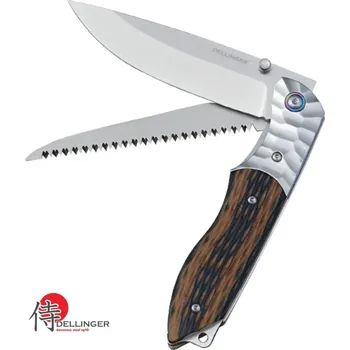 kapesní nůž Dellinger Zavírací nůž s pilkou Wilderer D2 Dellinger®