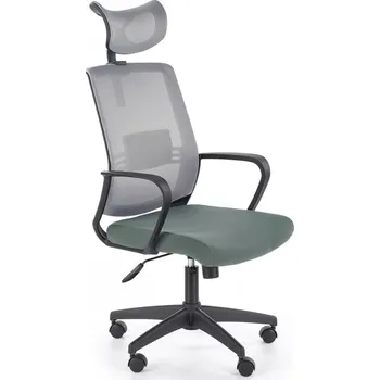 Kancelářská otočná židle ARSEN — síť / látka, šedá