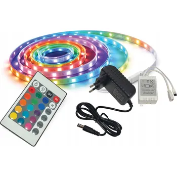 LED osvětlení RGB LED pas SET 3m s dálkovým ovládáním, barevné dekorativní světlo