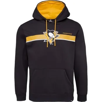 Pánská mikina Mikina FANATICS PITTSBURGH PENGUINS WRIST SHOT HOODIE 3XL Černá, Žlutá, Bílá
