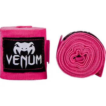 Bandáž na box a MMA Boxerské bandáže Venum KONTACT BOXING HANDWRAPS 2,5 M UNI Růžová, Bílá, Černá