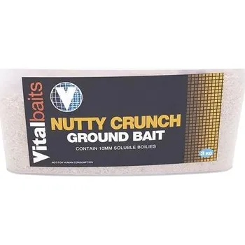 Rybářská vábnička Vitalbaits Vnadící směs Nutty Crunch Bucket 3kg