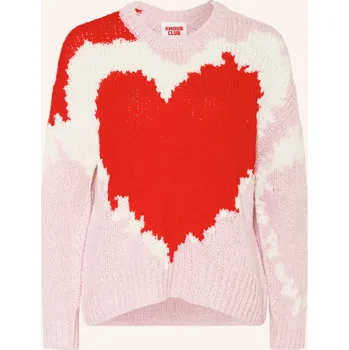 Dámský svetr Oui Dámský Svetr, růžová / krémová / červená, 40