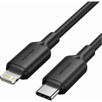 Datový kabel Kabel USB-C na Lightning 3A 480Mbps 1m ČERNÝ
