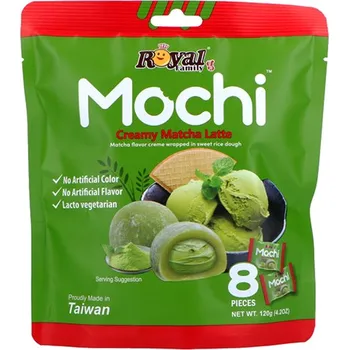 Krémové mochi s matcha latte příchutí 120 g - Royal Family