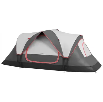 Stan Kempinkový tunelový stan pro 8 osob | šedý