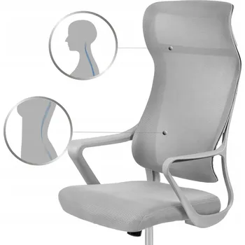 Otočná kancelářská židle Sofotel šedá